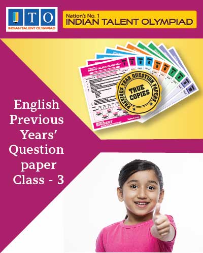 English Privous Year Question Paper Class 3